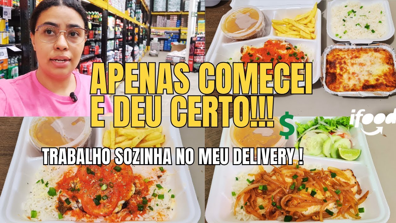 POV: MINHA EXPERIÊNCIA TRABALHANDO SOZINHA EM CASA |SABADO  IFOOD