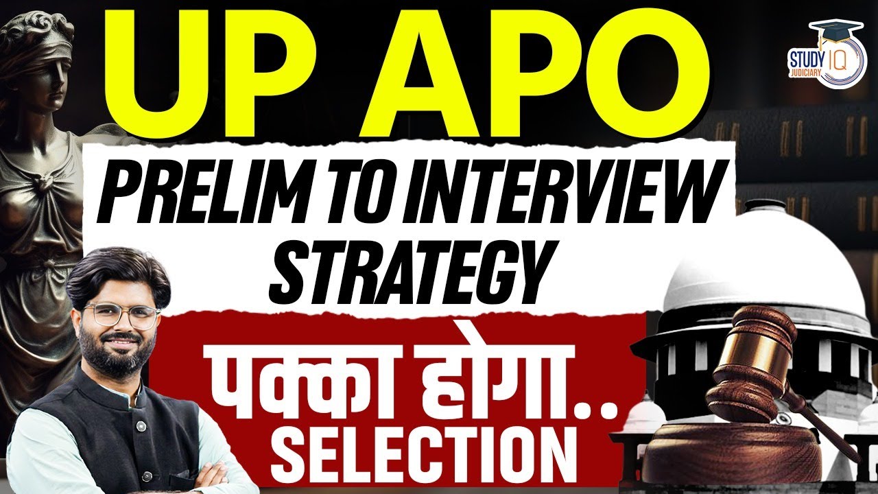 UP APO 2025 | Prelims to Interview Complete Strategy | पक्का होगा. SELECTION with Shashank Sir