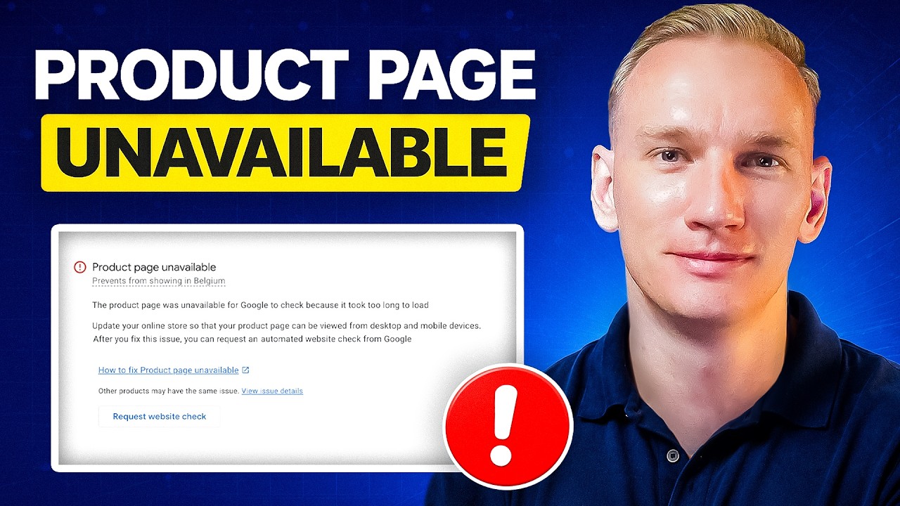 How to Fix Product Page Unavailable in Google Merchant Center