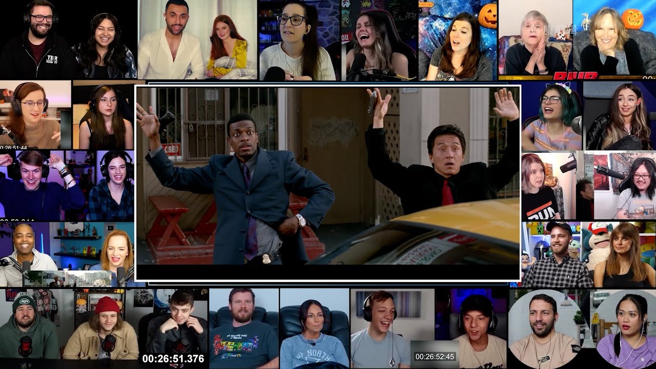 FUNNY PARTS OF RUSH HOUR  |  Rush Hour (1998)  Reaction Mashup