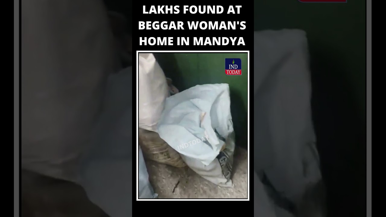 Lakhs Found at Beggar Woman's Home in Mandya