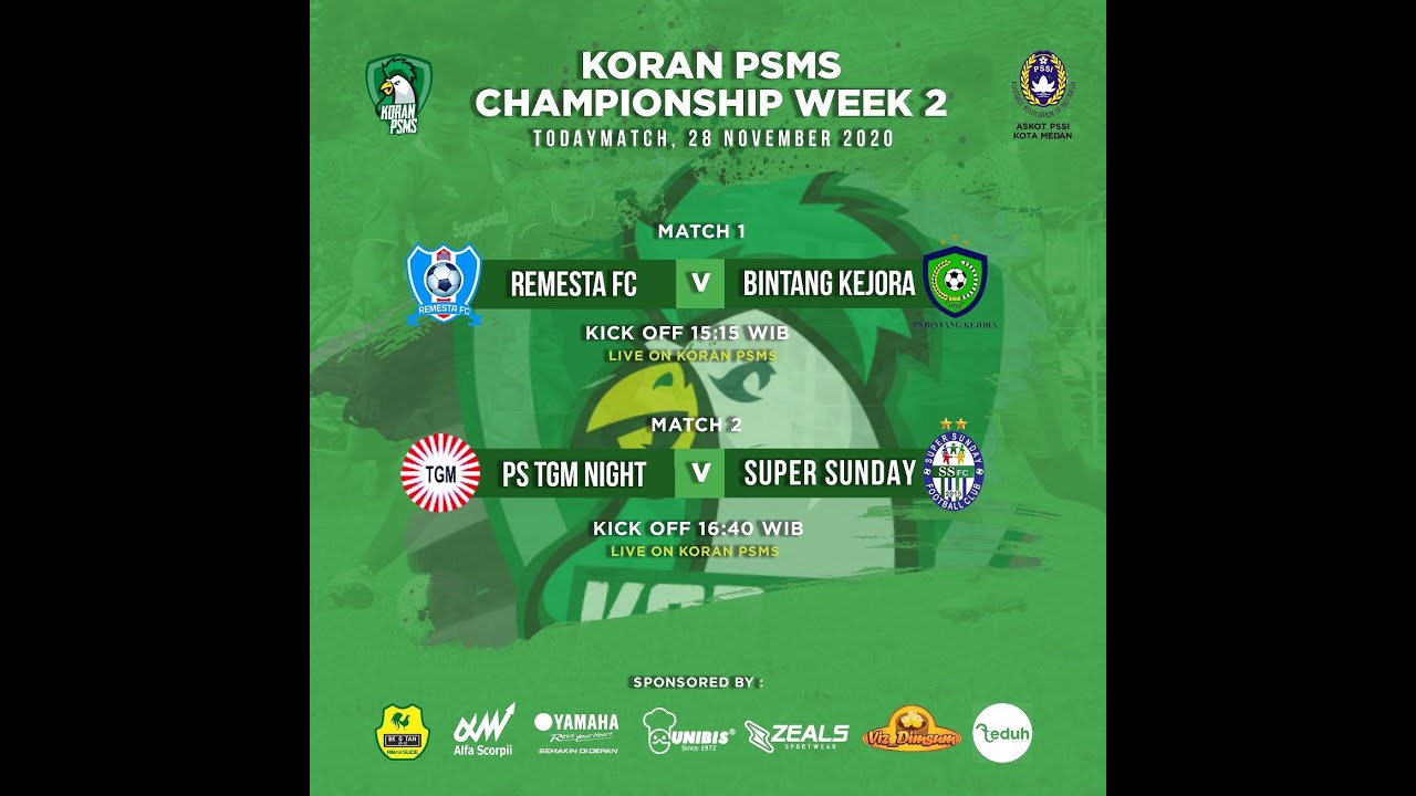 KORAN PSMS Championship : PS TGM NIGHT vs SUPER SUNDAY