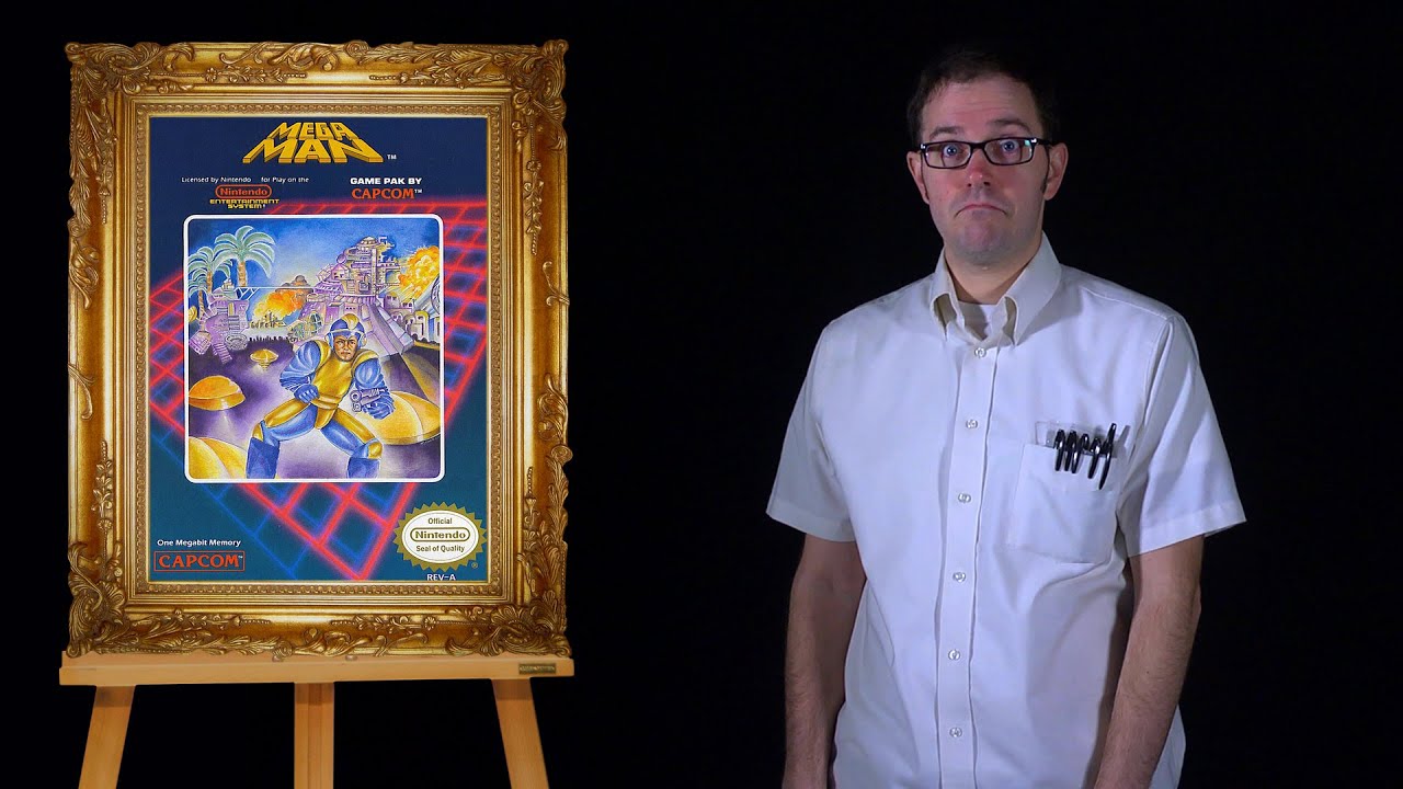 AVGN: Bad Game Cover Art #2 - Mega Man (NES)