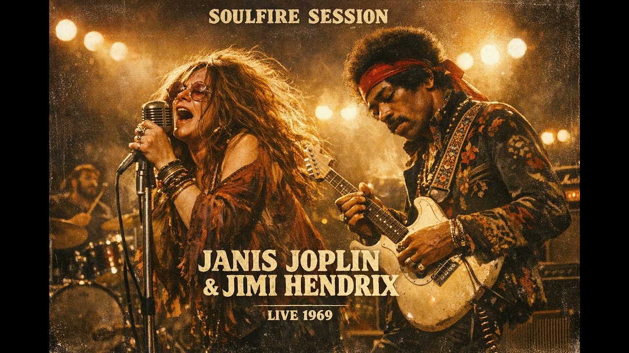 Janis Joplin & Jimi Hendrix 🔥 Electric Soulstorm (1968 Lost Session) Psychedelic &ndash; Inspired Tribute