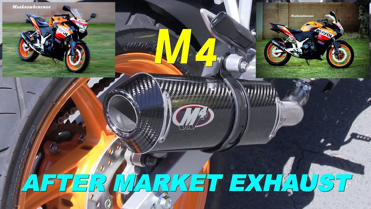 Как установить неоригинальную выхлопную систему? Honda CBR 250R Repsol Moto GP
