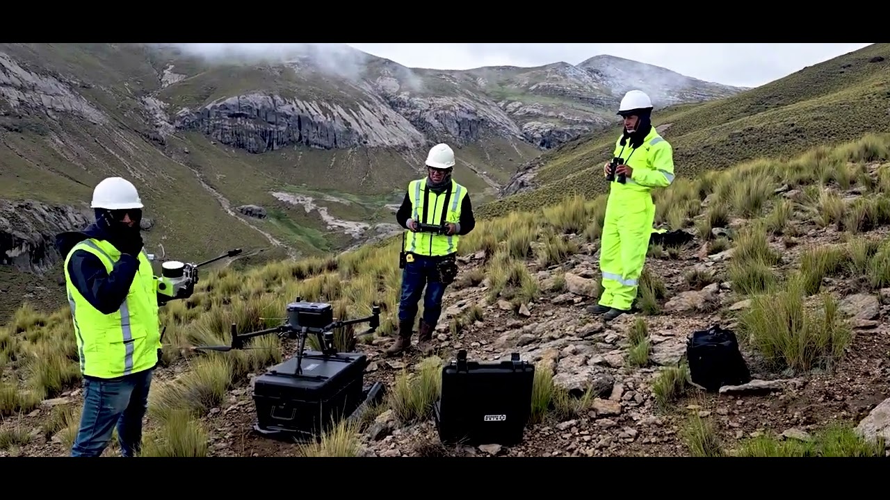 servicio de topografía mediante vuelos con Sistema Lidar para proyecto Vial.