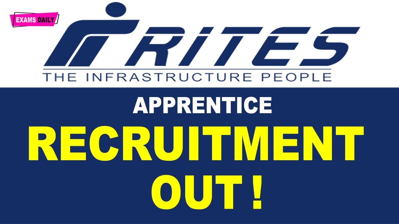 RITES Recruitment 2020 OUT || 100 Vacancy Details || RITES Limited Apprentice Selection 2020