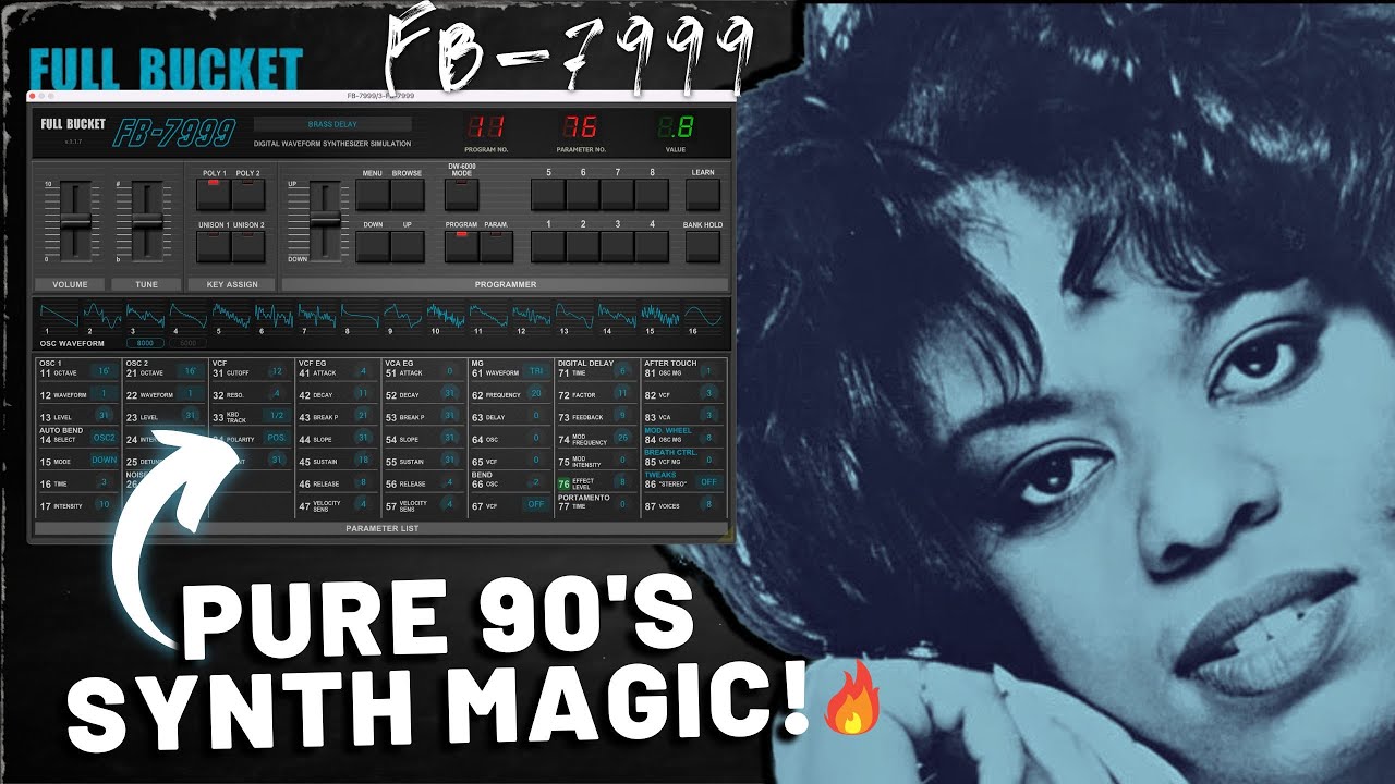 🤯 Vintage Synth Magic......For FREE? | Full Bucket Music FB-7999 Review