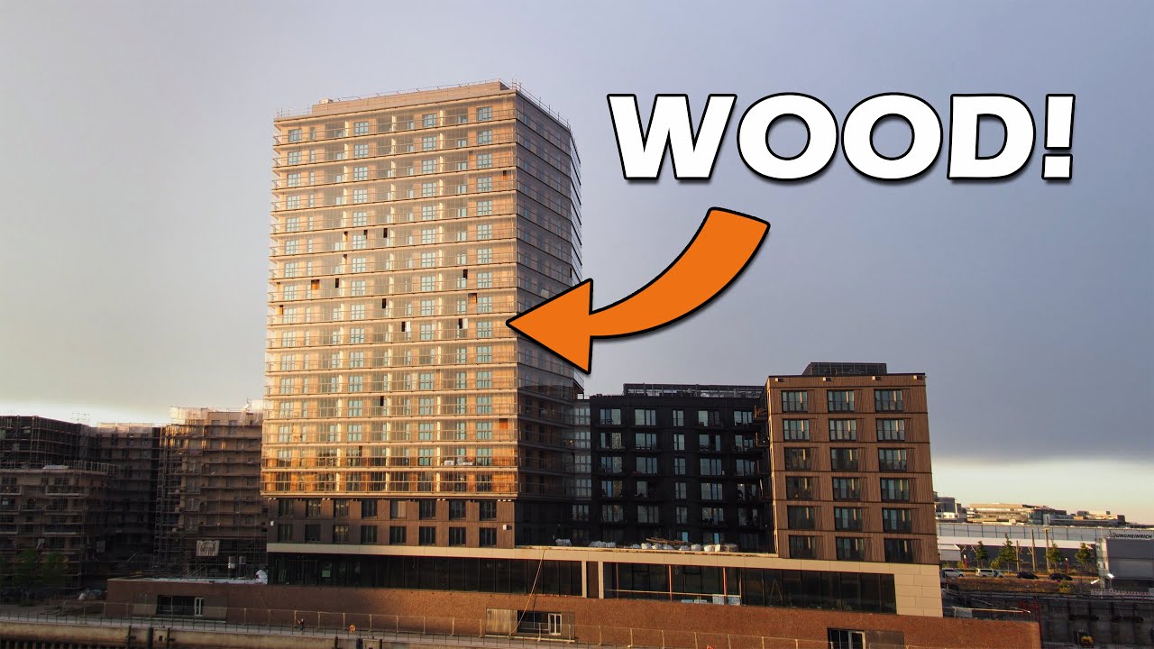 Building a 19 Storey Building OUT OF WOOD - CINEMATIC TIMELAPSE 4K - Roots