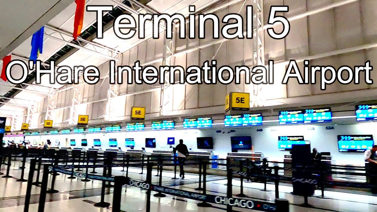 ✈️ORD Exploring Terminal 5 | O'Hare International Airport | Chicago, IL