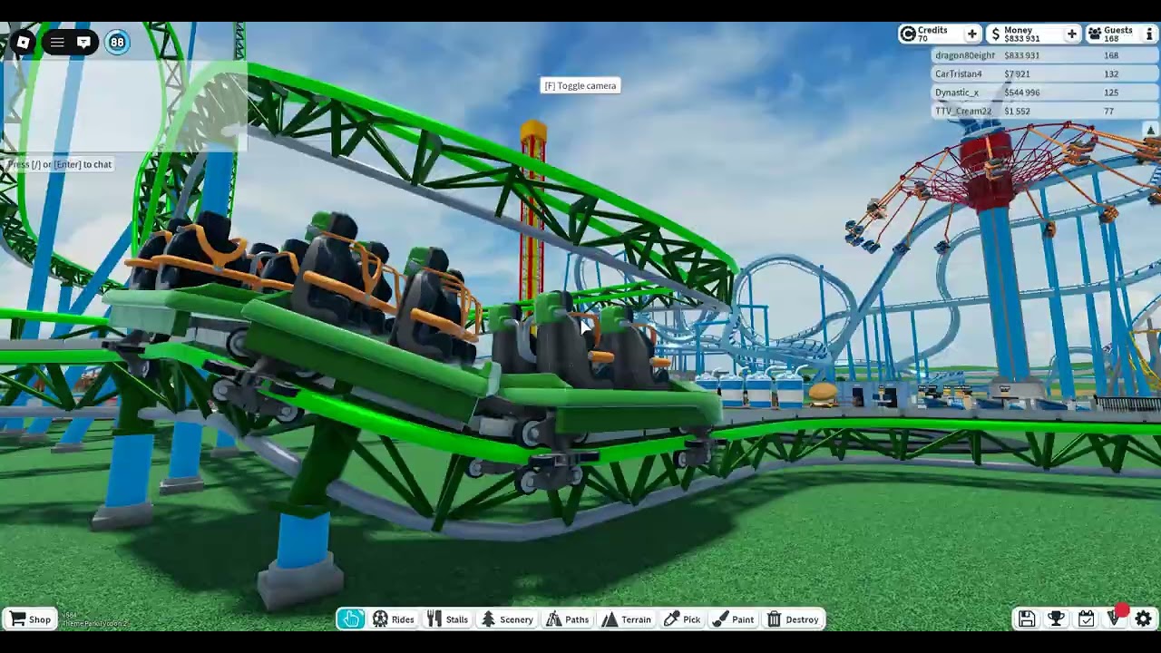 Theme Park Tycoon 2: Fictional inspired roller coaster Showcase!