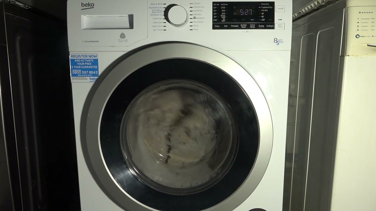 Beko WDX8543130W - Cotton 90'c wash