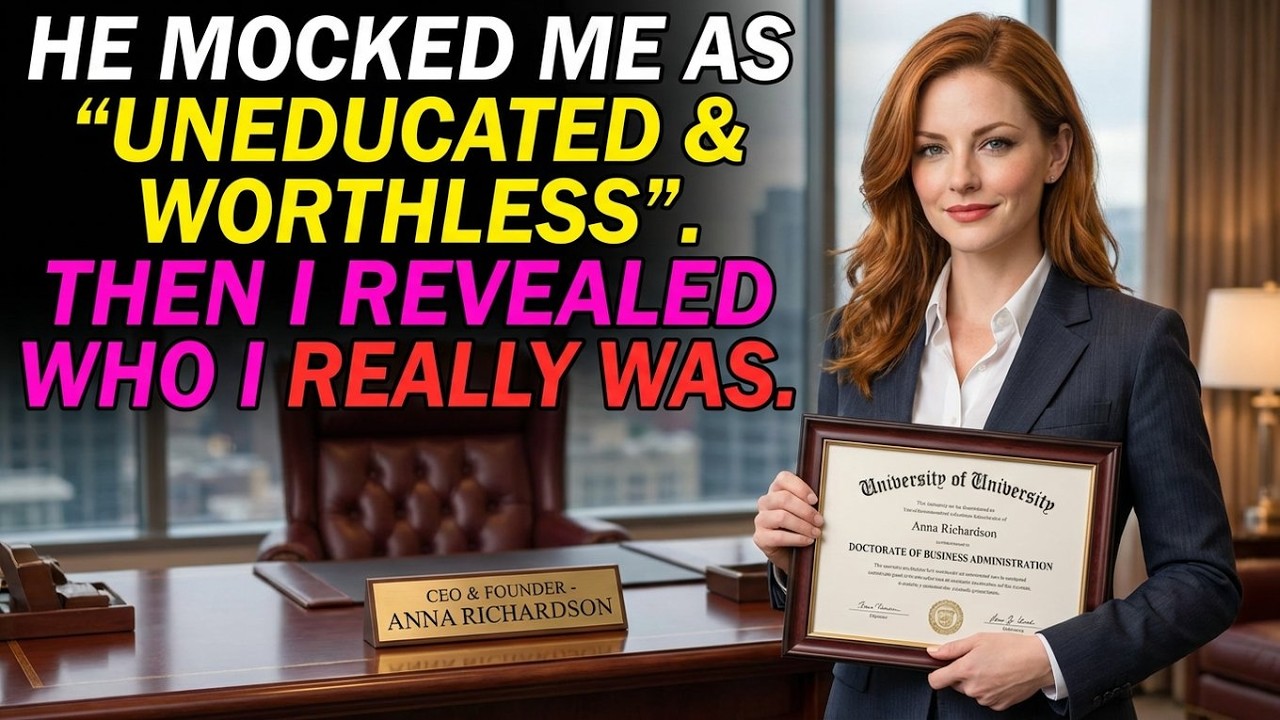 My Dad Mocked Me as “Uneducated and Worthless”—Then I Revealed Who I Really Was
