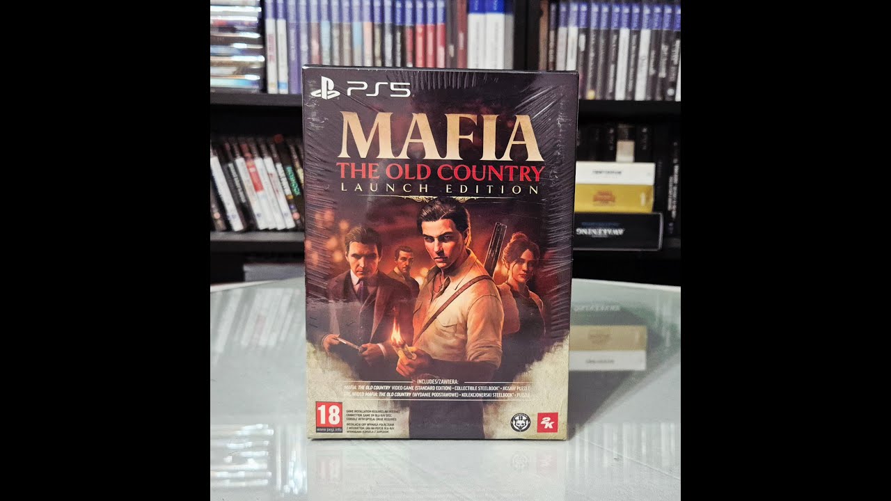 Mafia The Old Country Launch Edition Ps5 unboxing