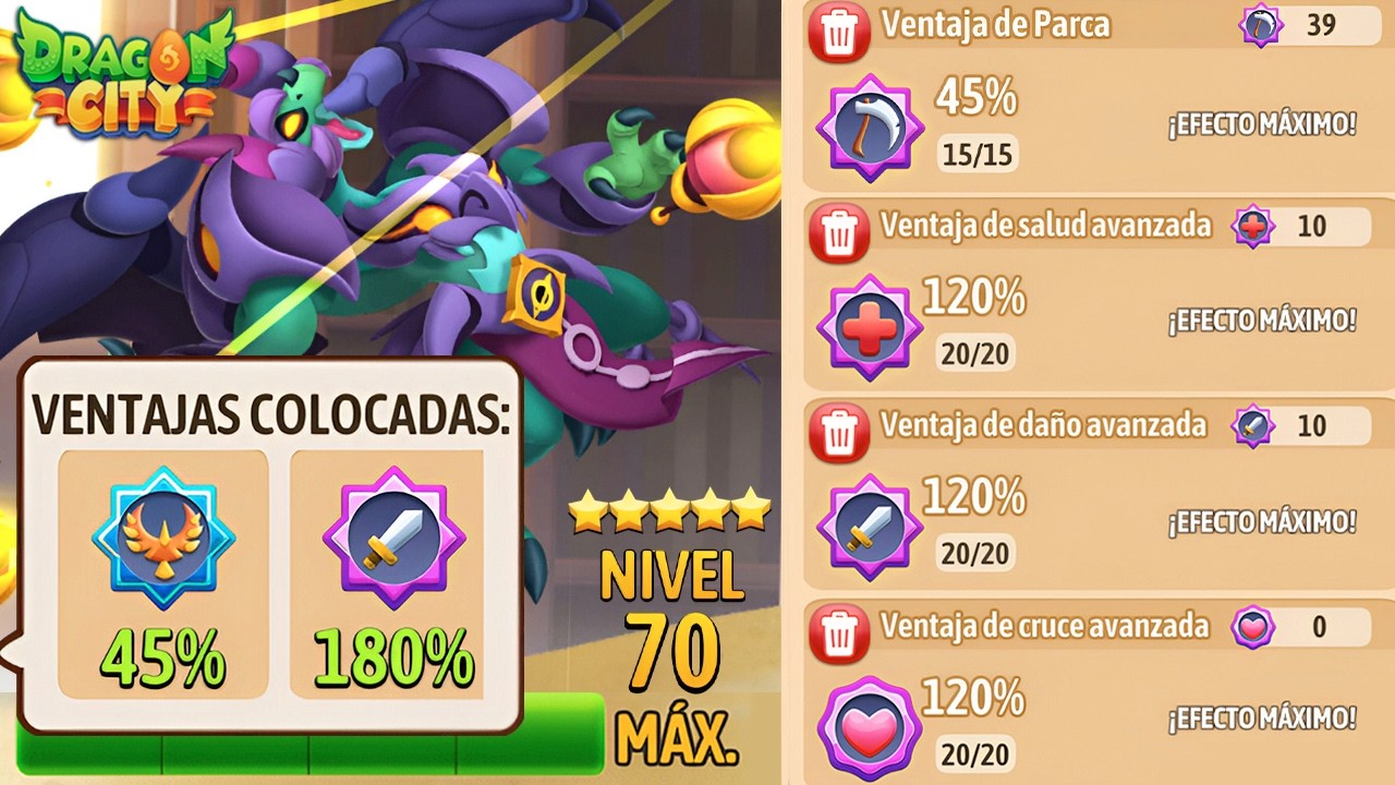 PROBAMOS AL DRAGON RAYO GAMMA ASTRO NIVEL 70 - DRAGON CITY