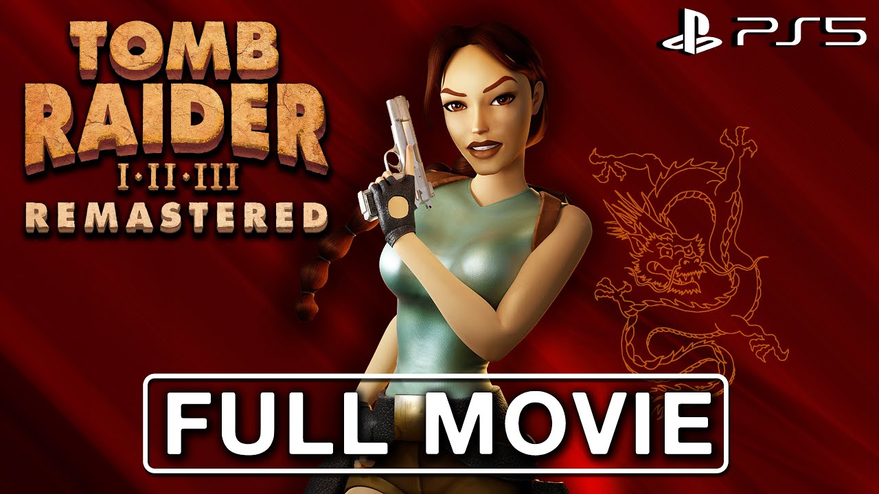 Tomb Raider 2 Remastered PS5 - All Cutscenes FULL MOVIE (4K 60FPS)
