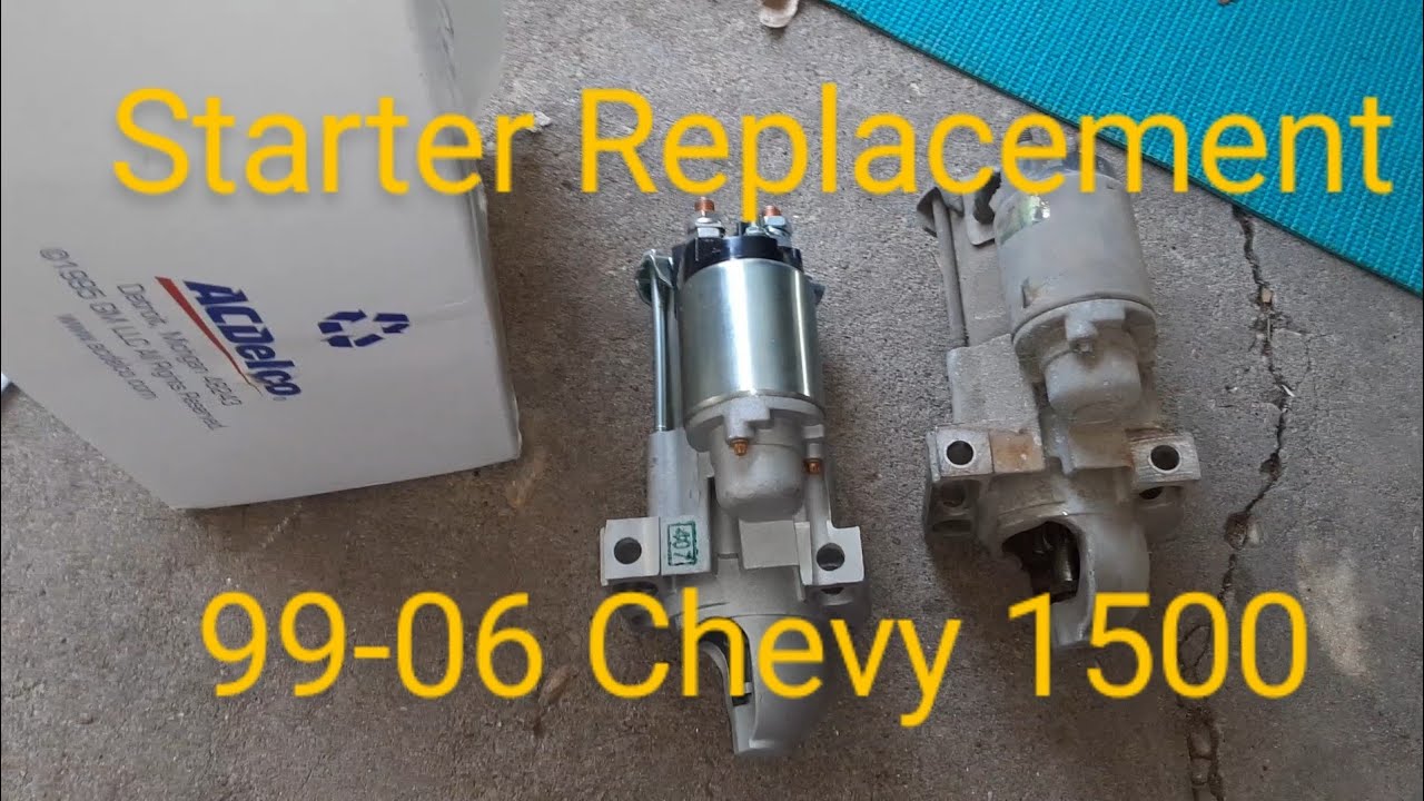 How to Replace Starter 1999-2006 Silverado - Chevy Truck and SUV 1500