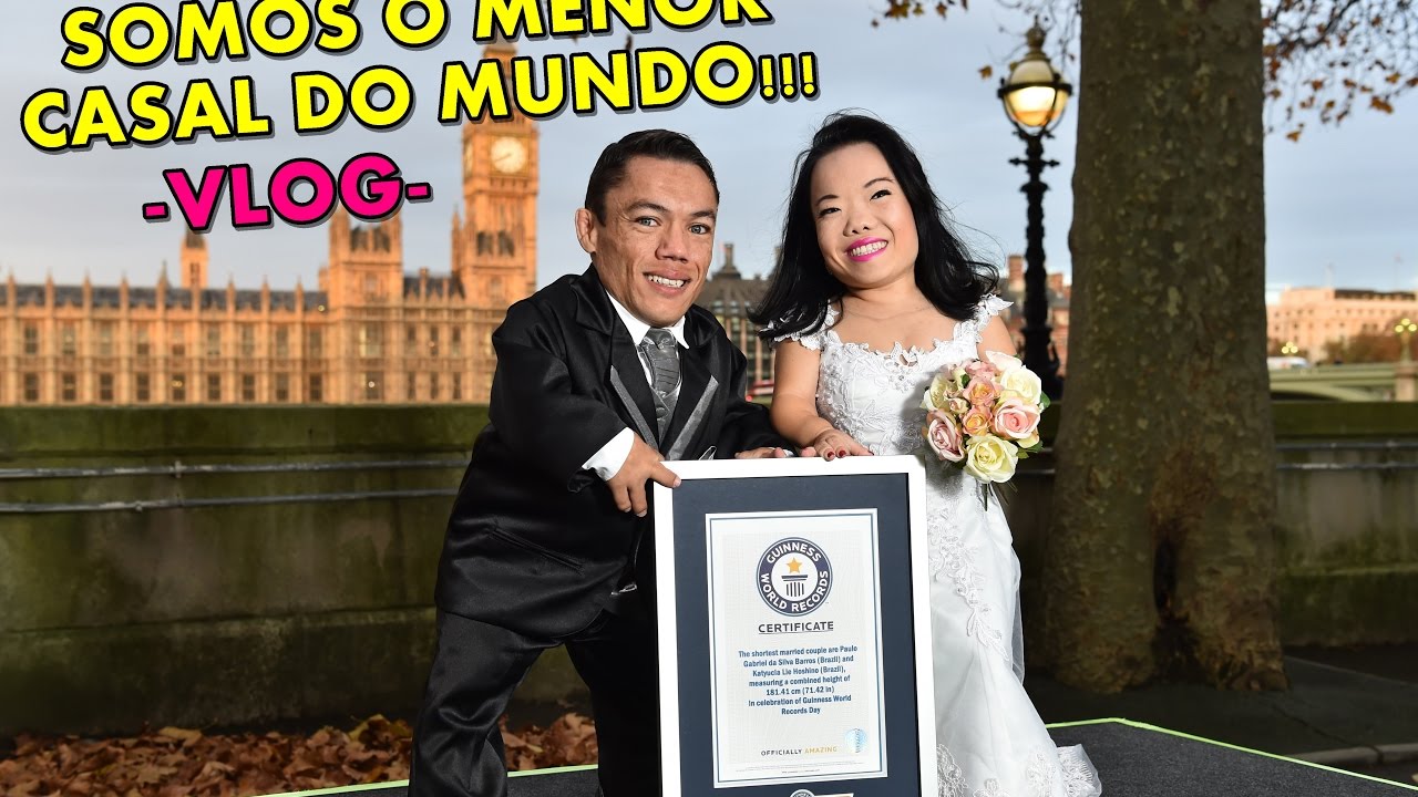 [VLOG LONDRES] SOMOS O MENOR CASAL DO MUNDO!!
