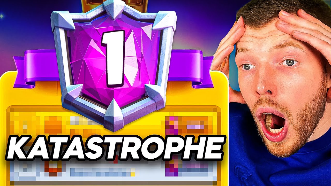 😱🥇PLATZ 1 KATASTROPHE am SEASON ENDE... (No Skill Deck zerstört alle) | Clash Royale Deutsch