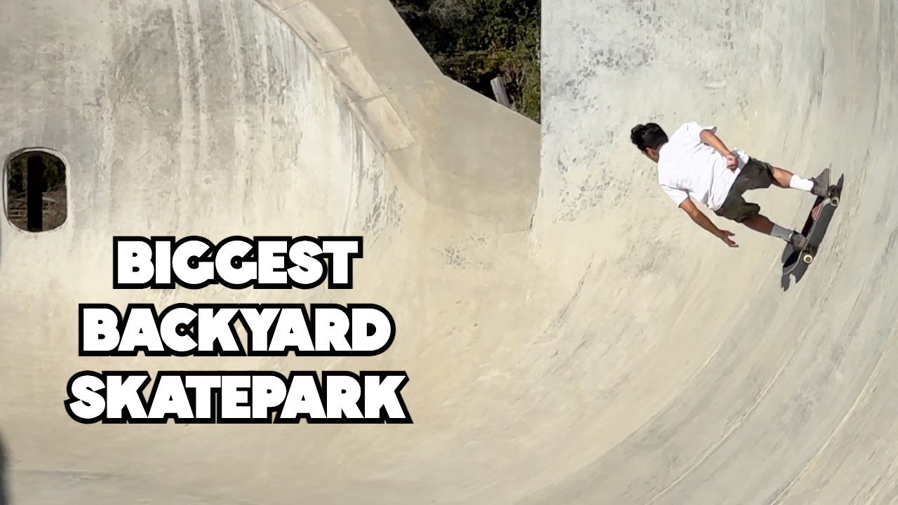 The Biggest Backyard Skatepark OF ALL TIME!!!
