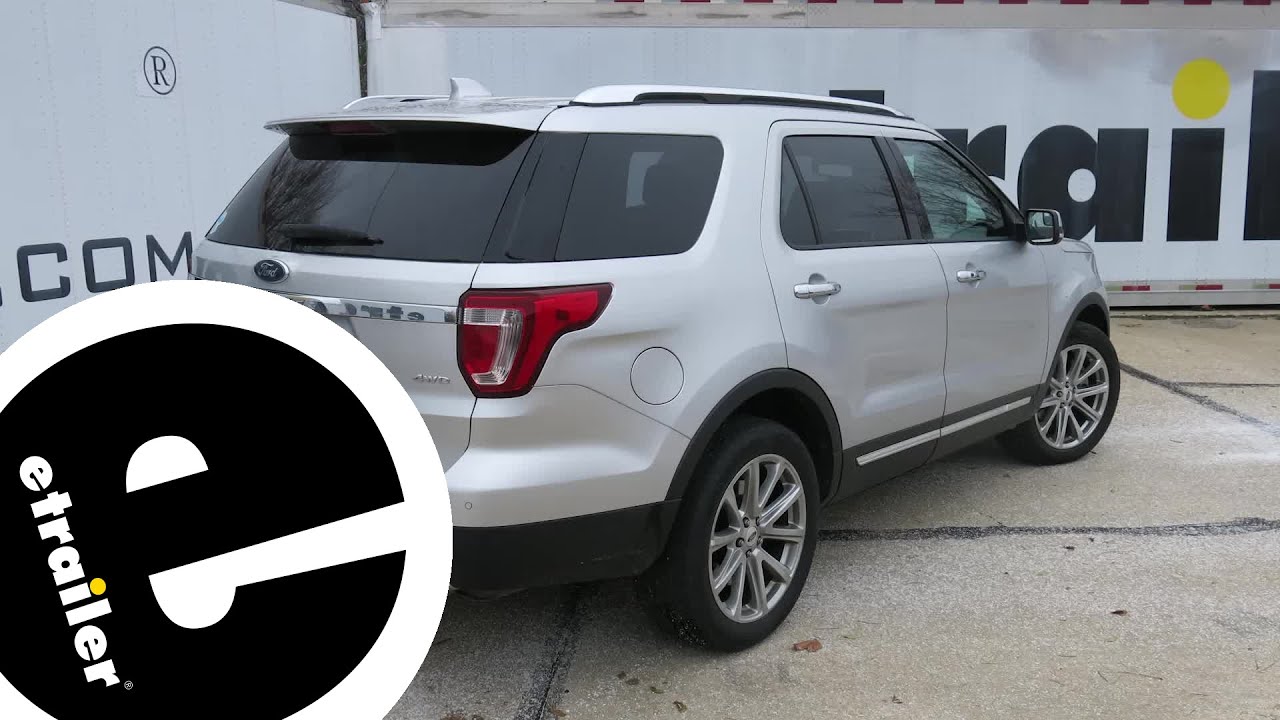 etrailer | DIY 2017 Ford Explorer Installation for the Curt Trailer Hitch Receiver