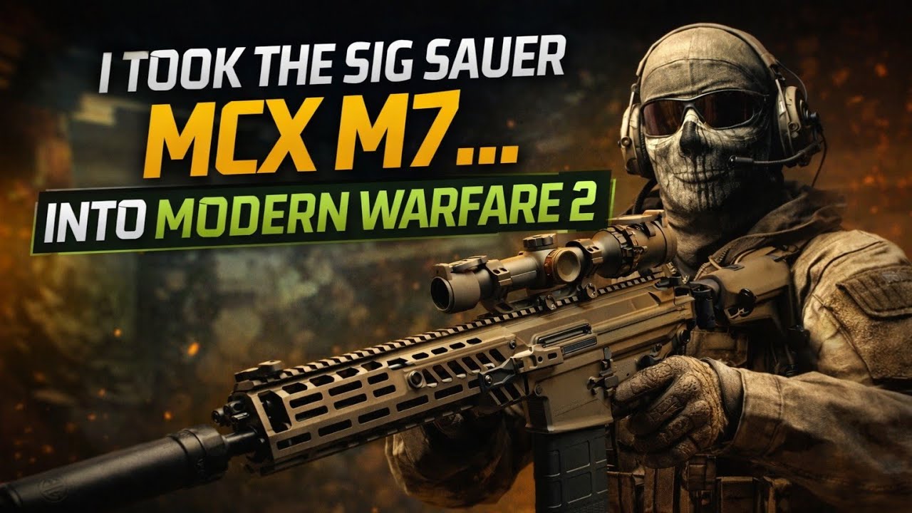 I Took The Sih Sauer MCX M7 Into Modern Warfare 2- Call of Duty® Modern Warfare 2 (MnK)(Camper Fest)