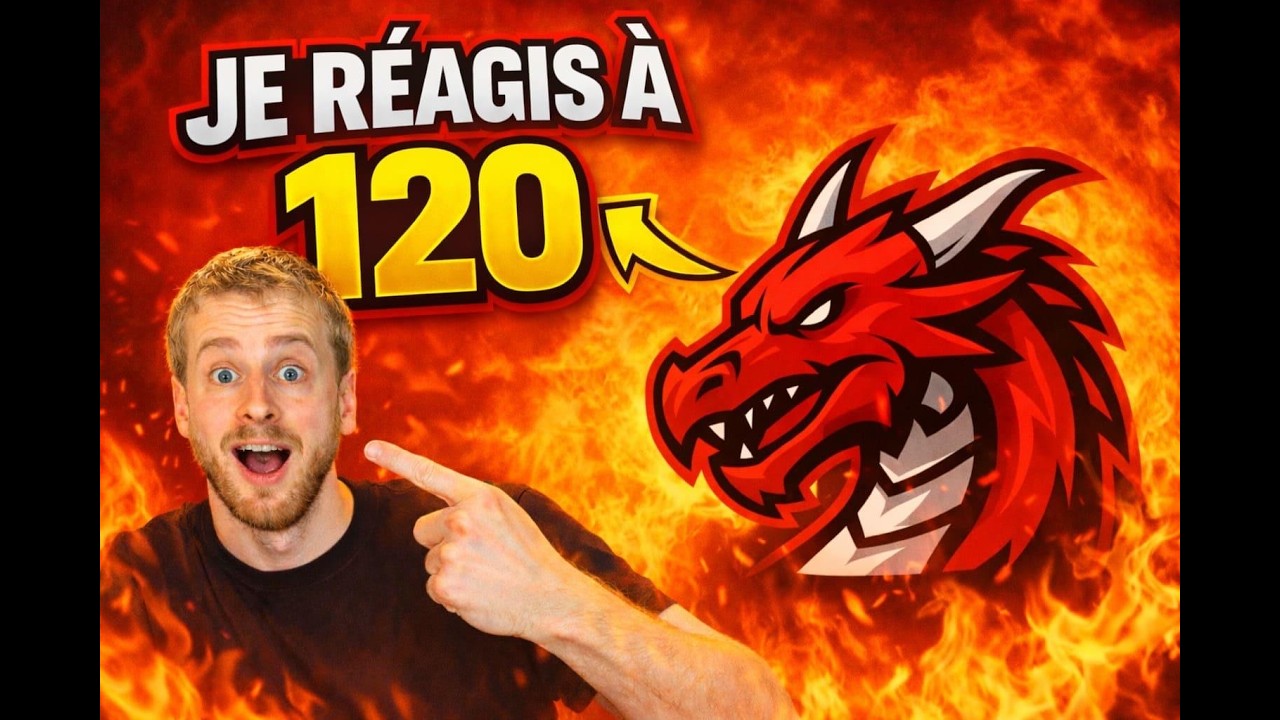 je réagis à 120