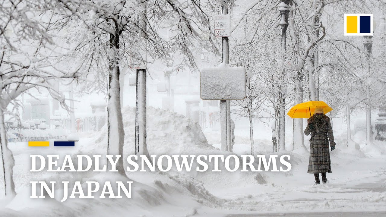 Deadly snowstorms in Japan bring record snowfalls and leave many communities at a standstill