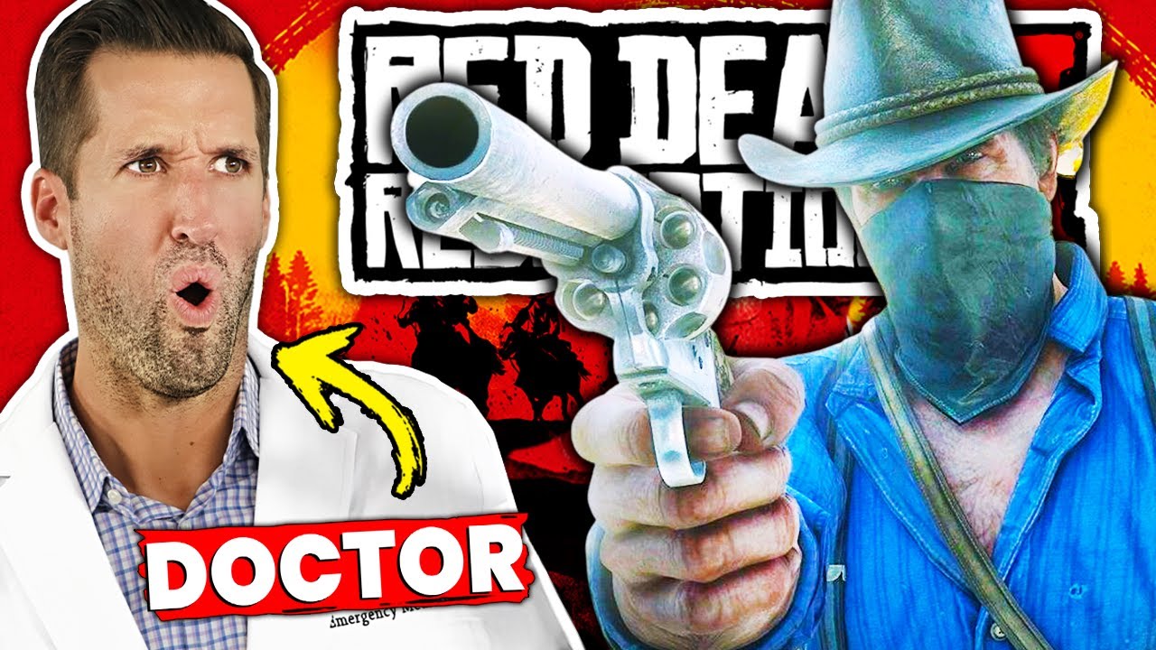 ВРАЧ смотрит на неотложную медицинскую помощь из Red Dead Redemption 2