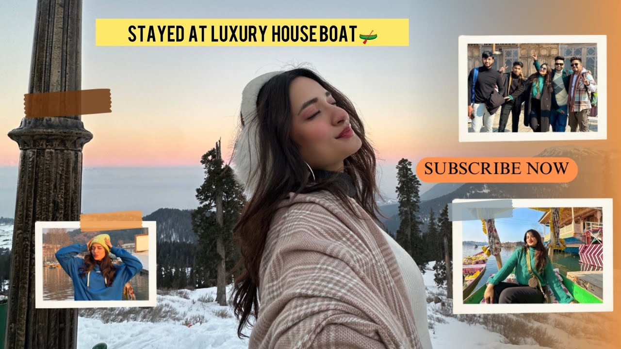 House Boat Stay Experience In Srinagar📍| Kashmir Day - 1 | Group Trip | Luxury Stay | Travel Vlog