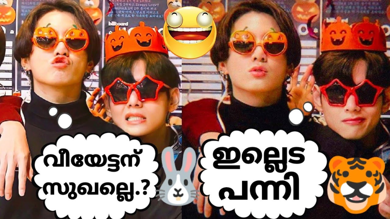 പാവ൦ വീയേട്ടനു൦ വികൃതിക്കാരൻ കൂക്കിമോനു൦🤣🐰🐯#bts #btsmalluarmy #btsmalayalamfundub #vkook #taekook