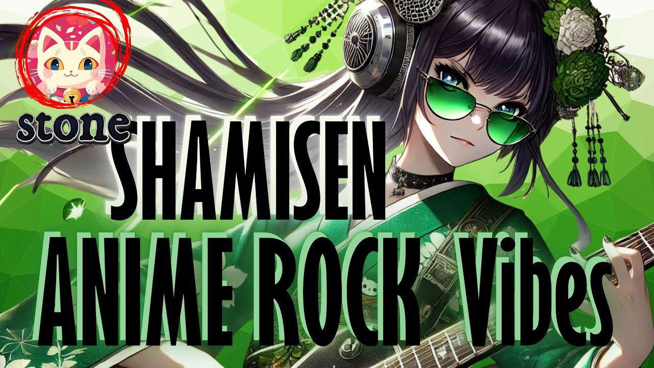 SHAMISEN🔥ANIME Style ROCK🎸 Boost Focus & Energy! | Work & Study BGM Original🎧