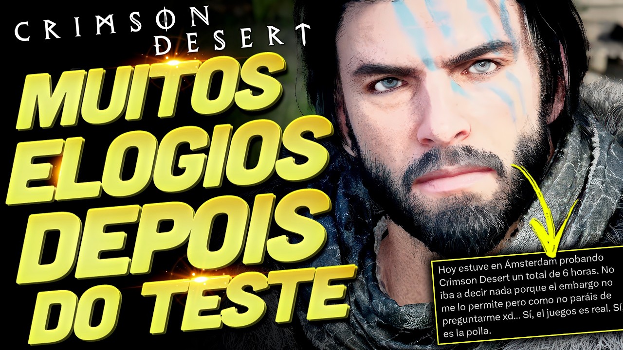 O SONHO É REAL??? MUITOS JOGADORES QUE TESTARAM ESTÃO ELOGIANDO DEMAIS CRIMSON DESERT