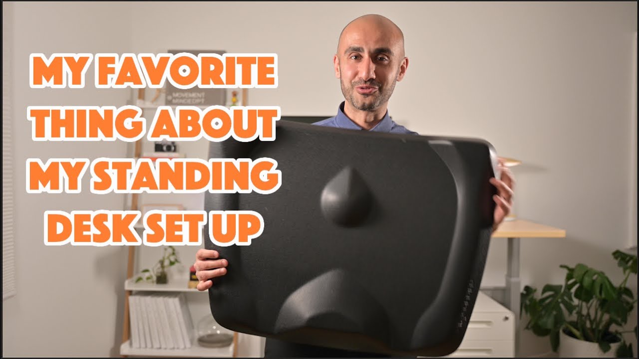 No more foot pain using my standing desk! My favorite accessory the Topo Mini by ergodriven.