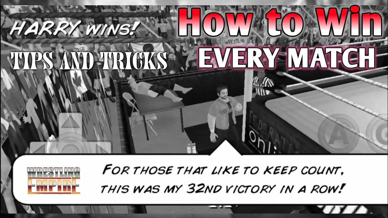 How To Win Every Match In Wrestling Empire #wrestlingempire #wwe