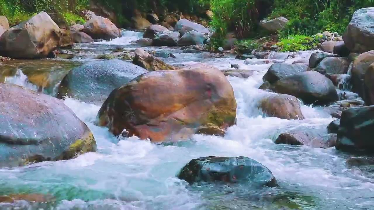Quiet Evening River Sound ASMR for Night Relaxation