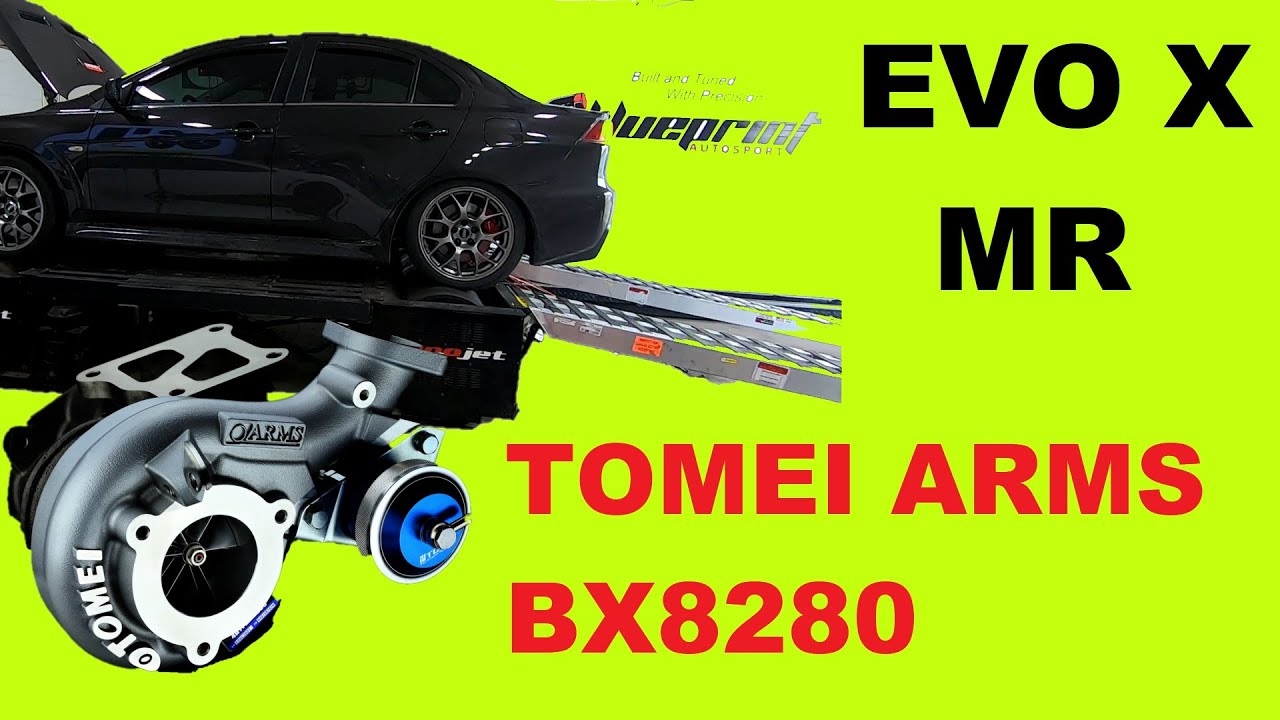 EVO X MR Tomei Arm stock location turbo stock block dyno