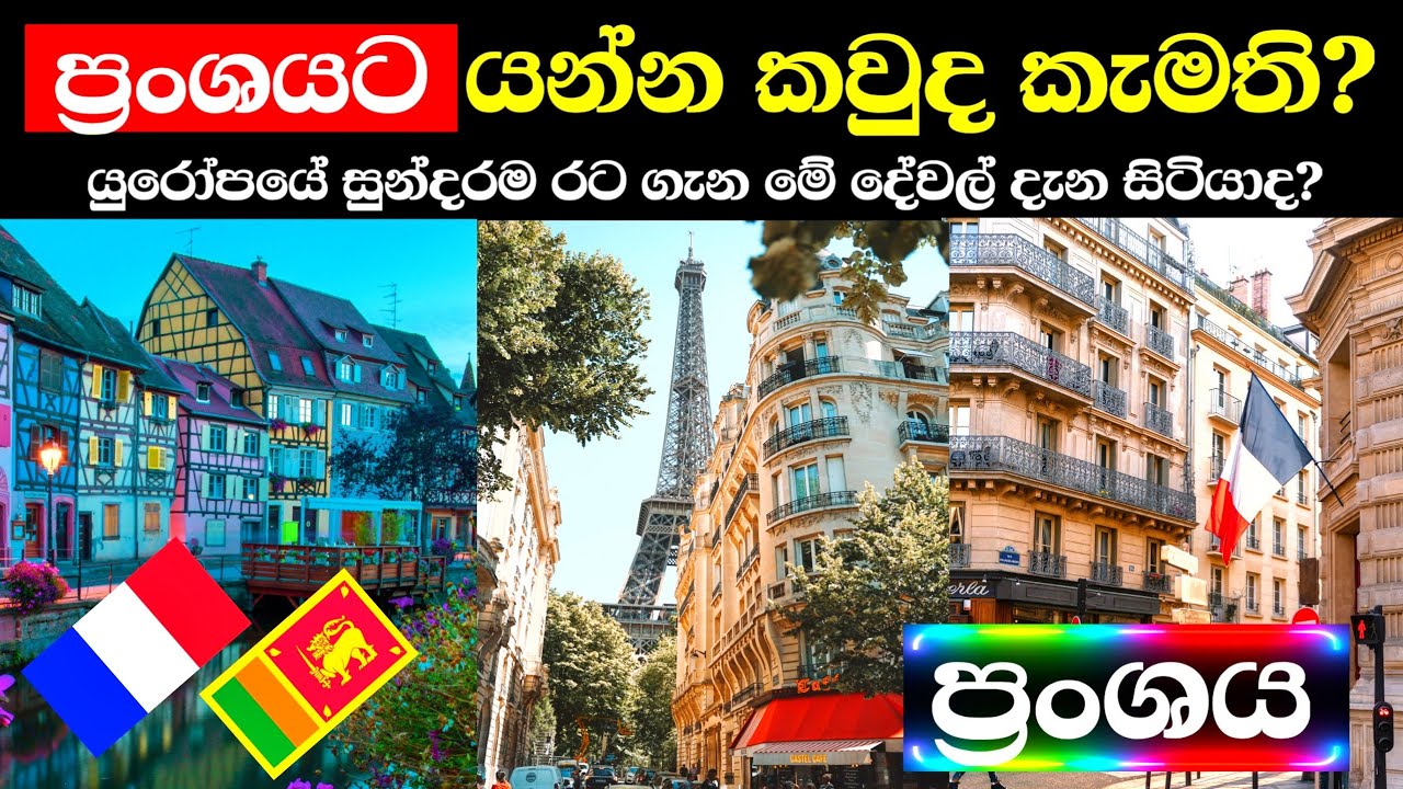 ප්‍රංශය ගැන ඔබ දැනගෙන යුතුම දේවල් | පුරවැසිභාවය | france in sinhala 🇫🇷
