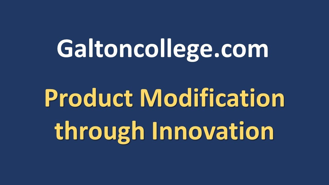 Product Modification through Innovation