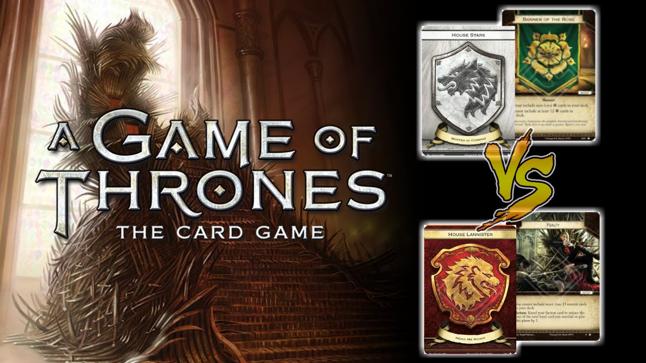 Game of Thrones Card Game 2nd Ed. - Stark/Tyrell vs. Lannister Fealty