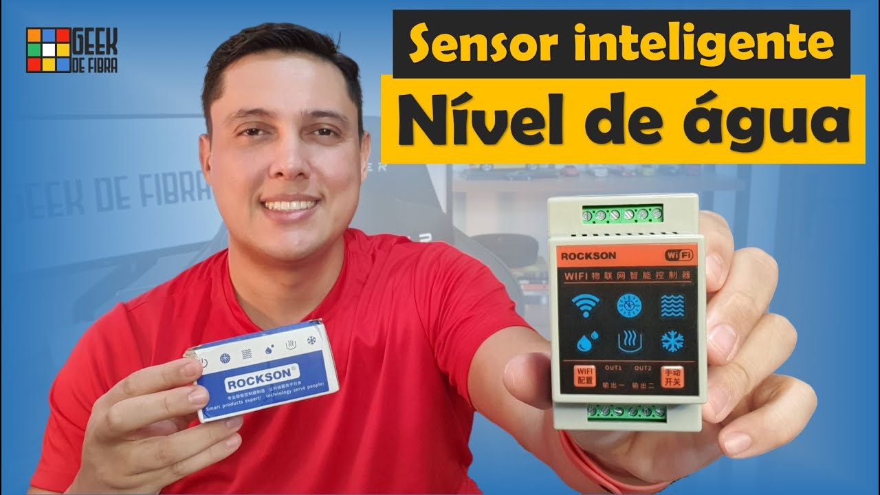 Sensor INTELIGENTE de nível de água para caixa d'água - APP SMARTLIFE