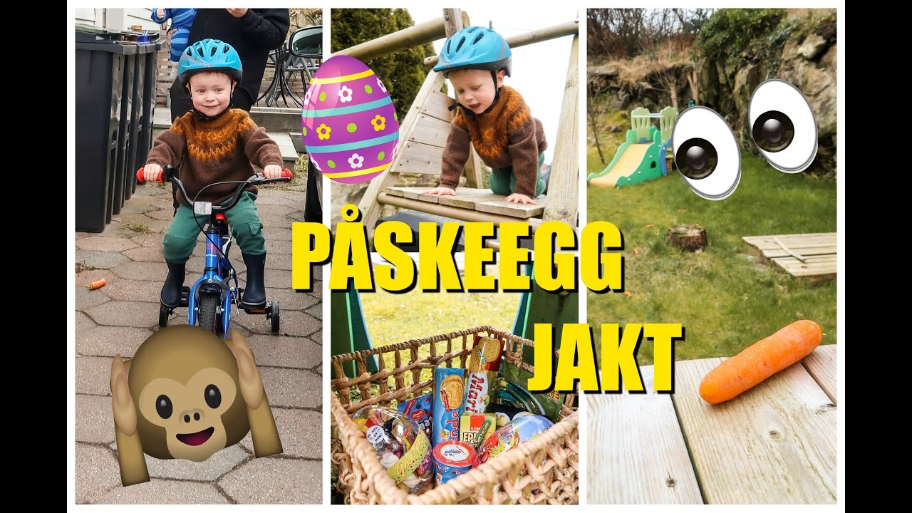 PÅSKEEGG-JAKT I HAGEN - PÅSKEN 2020