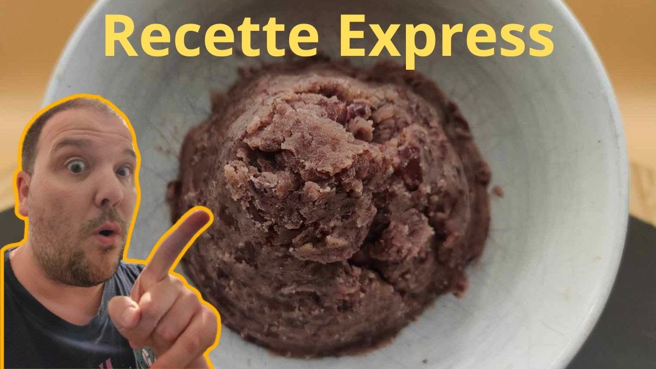 Comment faire de la pâte de haricots rouges  - recette express #anko