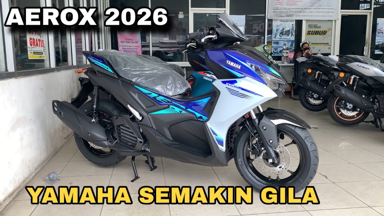 KEREN PARAH‼️YAMAHA AEROX 2026 TIPE TERMURAH🔥