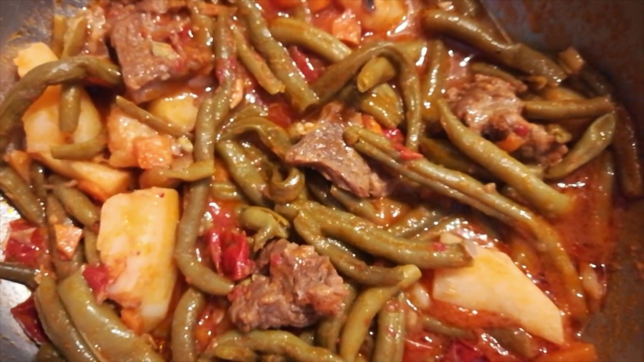 SPEZZATINO CON FAGIOLINI E PATATE