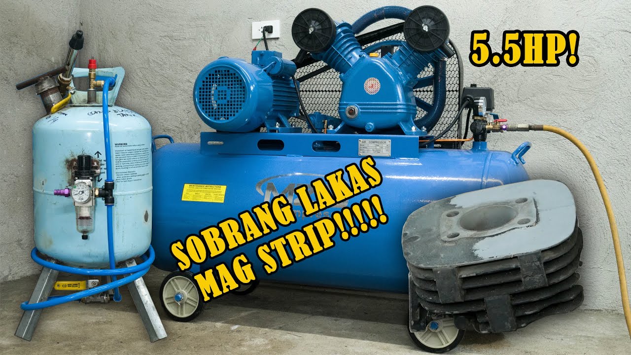 My DIY Mini sandblaster at bagong compressor unboxing