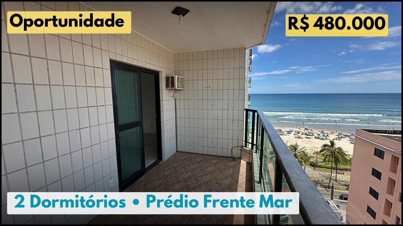 #792 Oportunidade de investimento vista mar - Apartamento com 2 Dormitórios em Praia Grande-SP