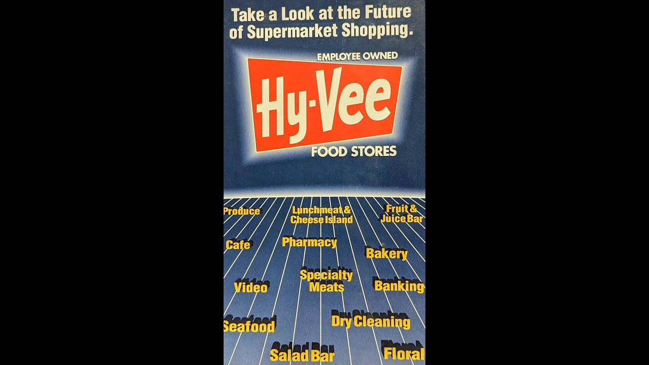 1994 Hy-Vee Grocery Store Promotional VHS Tape for New Store: The Future of Supermarket Shopping