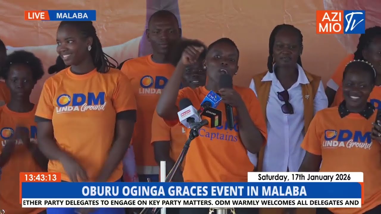 "We are your fellow Gen-Zs!" ODM Youth CRACK UP delegates as they address Party Leader Oburu Odinga