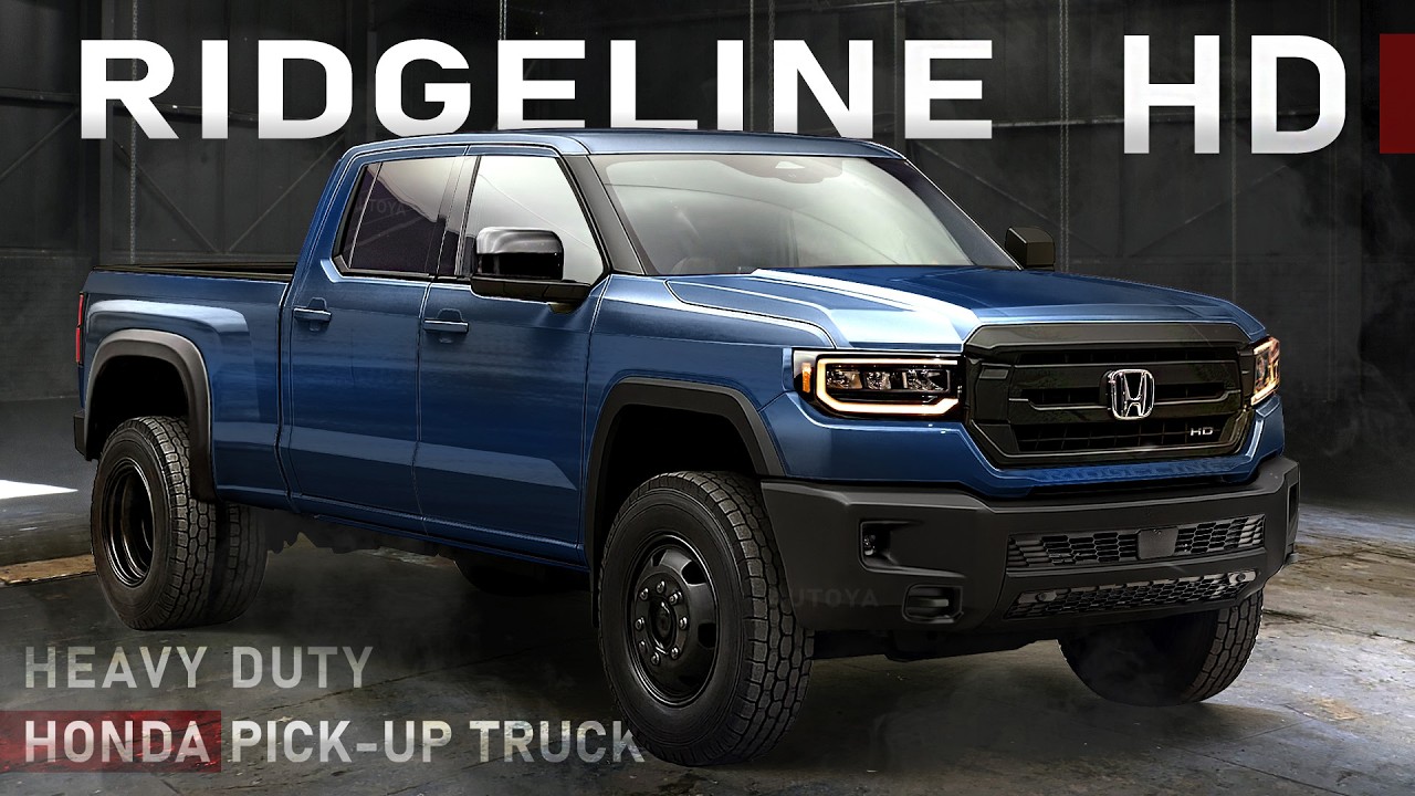 New 2026 Honda Ridgeline HD - First Ever Heavy Duty Honda Pick-Up Truck
